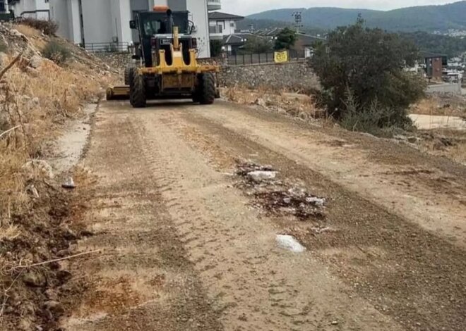 Didim’de Yağışlar Yol Tahribatına Neden Oldu, Belediye Onarıma Başladı